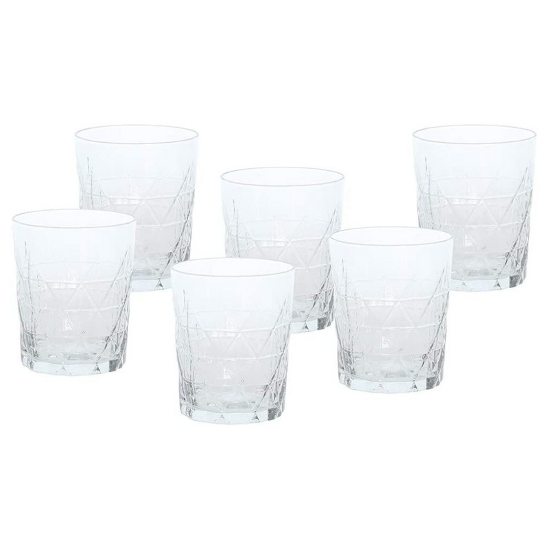 Set of 6 Just Tumblers Glass Glass cups Set of 6 Just Tumblers Glass Set of 6 Just Tumblers Glass Tognana
