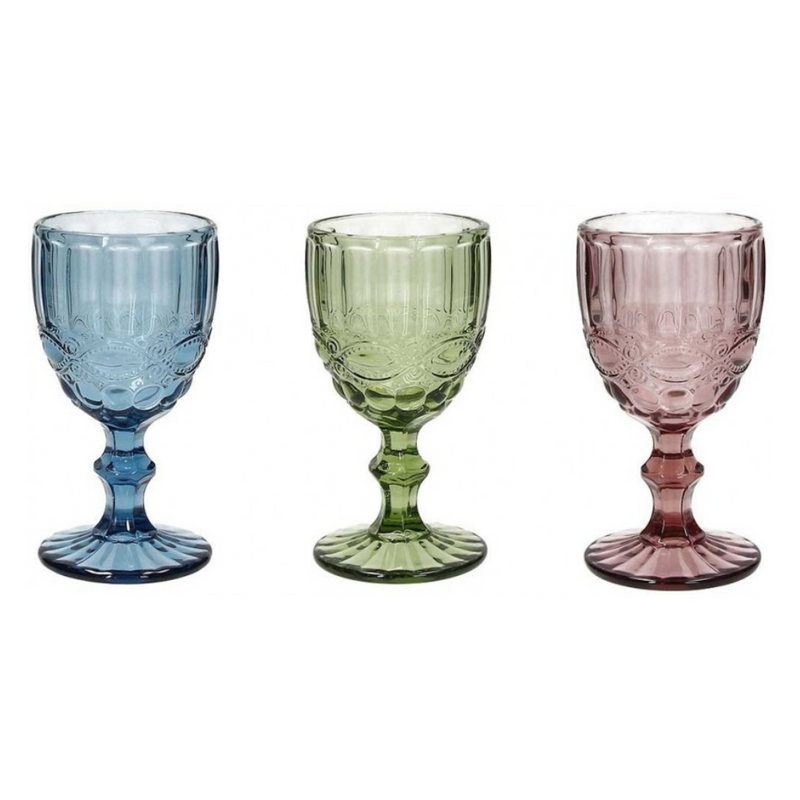 Set of 3 Goblets Madame Ve-ci-az - 260ml Glass cups Set of 3 Goblets Madame Ve-ci-az - 260ml Set of 3 Goblets Madame Ve-ci-az - 260ml Tognana