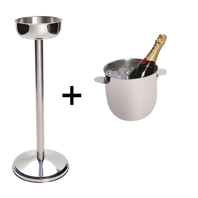 Bottle Ice Bucket with Stand The Chefs Warehouse by MG Bottle Ice Bucket with Stand Bottle Ice Bucket with Stand The Chefs Warehouse by MG