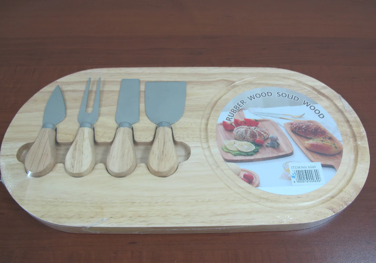 4 Cheese Serving Utensils + Board  4 Cheese Serving Utensils + Board 4 Cheese Serving Utensils + Board Generic