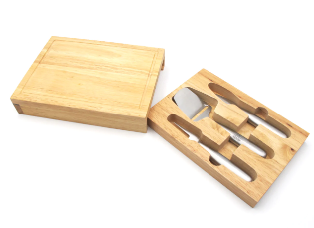 Cheese Serving Utensils + Board & Drawer  Cheese Serving Utensils + Board & Drawer Cheese Serving Utensils + Board & Drawer Generic