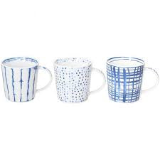 Set of 3 Mugs - Nora Columbus Coffee & Tea Cups Set of 3 Mugs - Nora Columbus Set of 3 Mugs - Nora Columbus Tognana